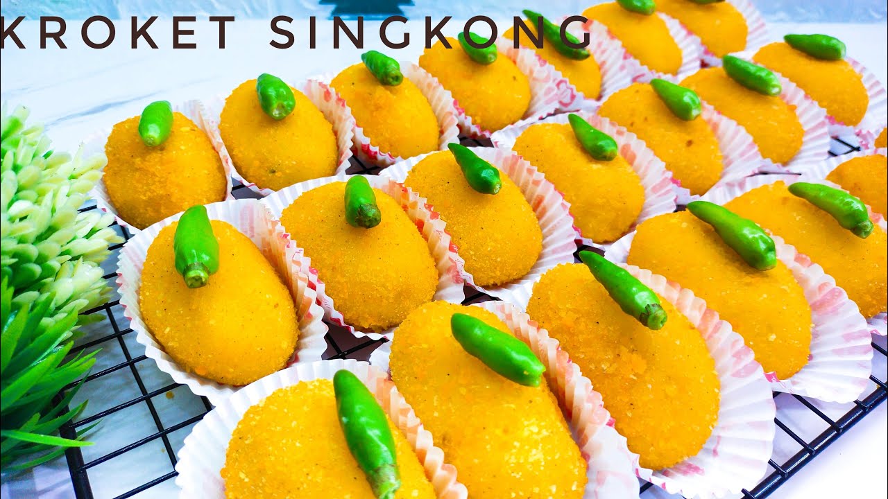 Tinggal Di Goreng Sewaktu Waktu Bisa  Untuk Frozen Food || RESEP KROKET SINGKONG BIKIN KETAGIHAN ‼️
