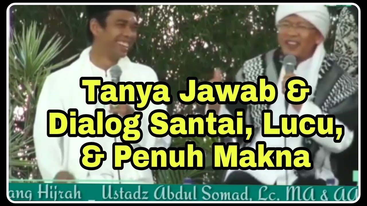 Santai Tapi Lucu & penuh makna, Dialog Tanya Jawab Uas Dan Aa gym