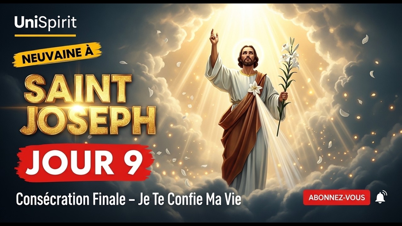 Neuvaine à Saint Joseph — Jour 9 : Consécration Finale, Je Te Consacre ma Vie