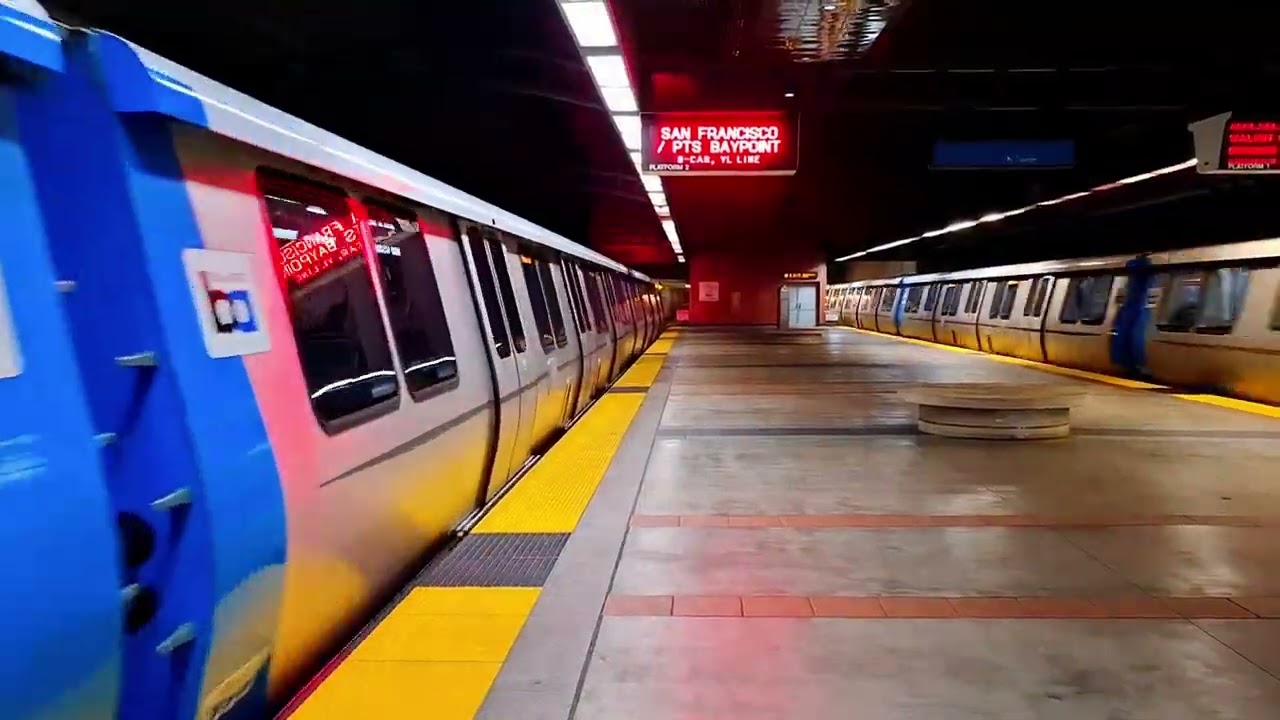 響亮的VVVF 舊金山灣區捷運進出站特輯｜San Francisco Bay Area Rapid Transit ADtranz-IGBT VVVF