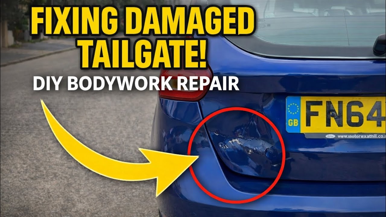 Fixing a Damaged Tailgate at Home | DIY Bodywork Repair