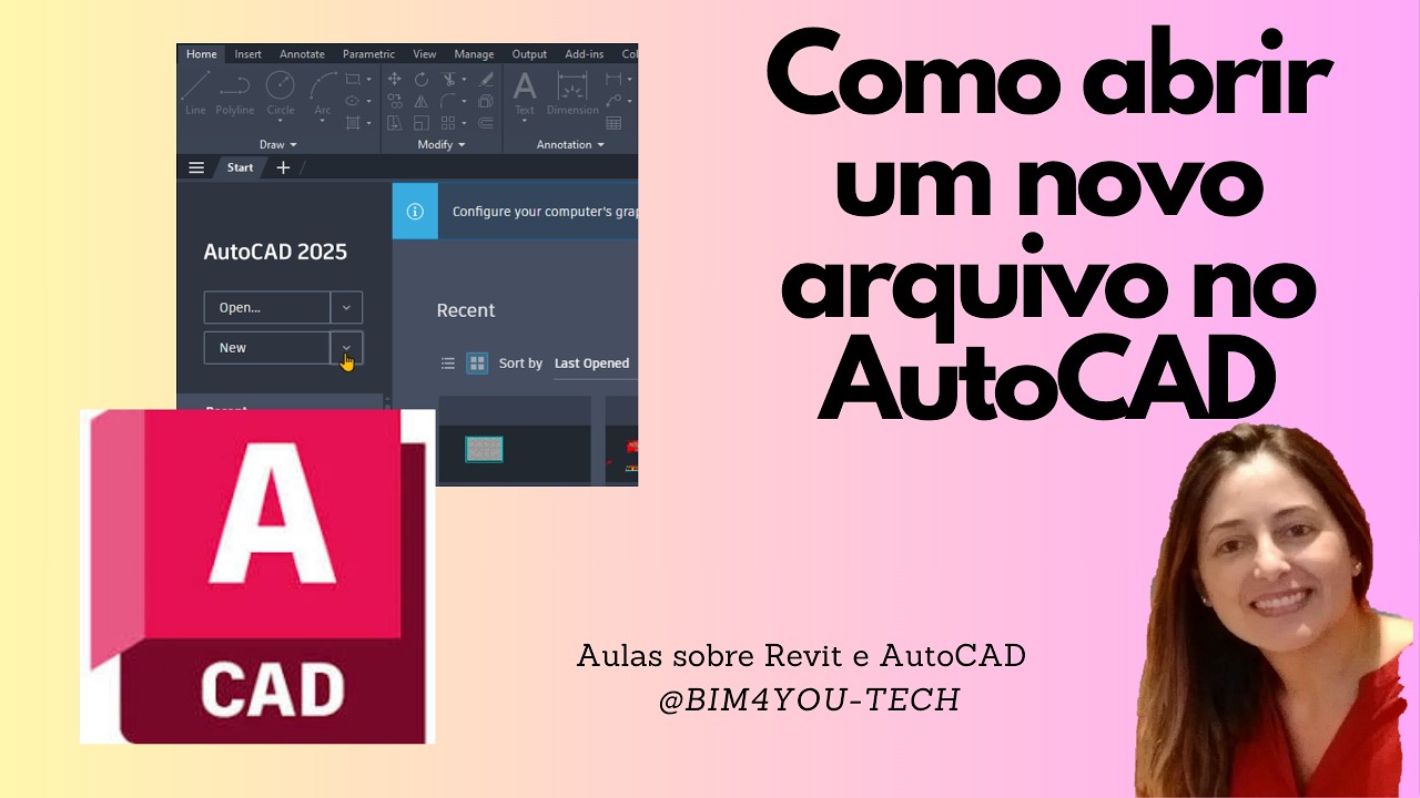Como salvar um novo arquivo em DWG - AutoCAD passo a passo