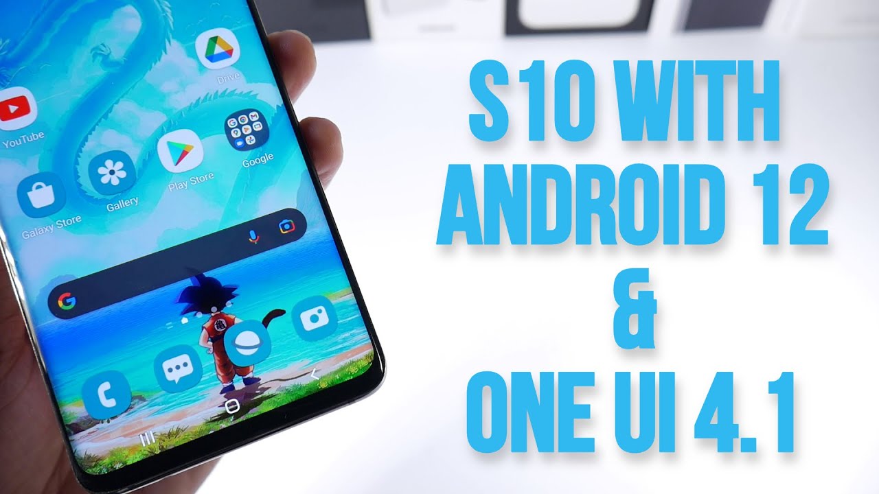 Samsung Galaxy S10 With Android 12/One 4.1 In 2022!
