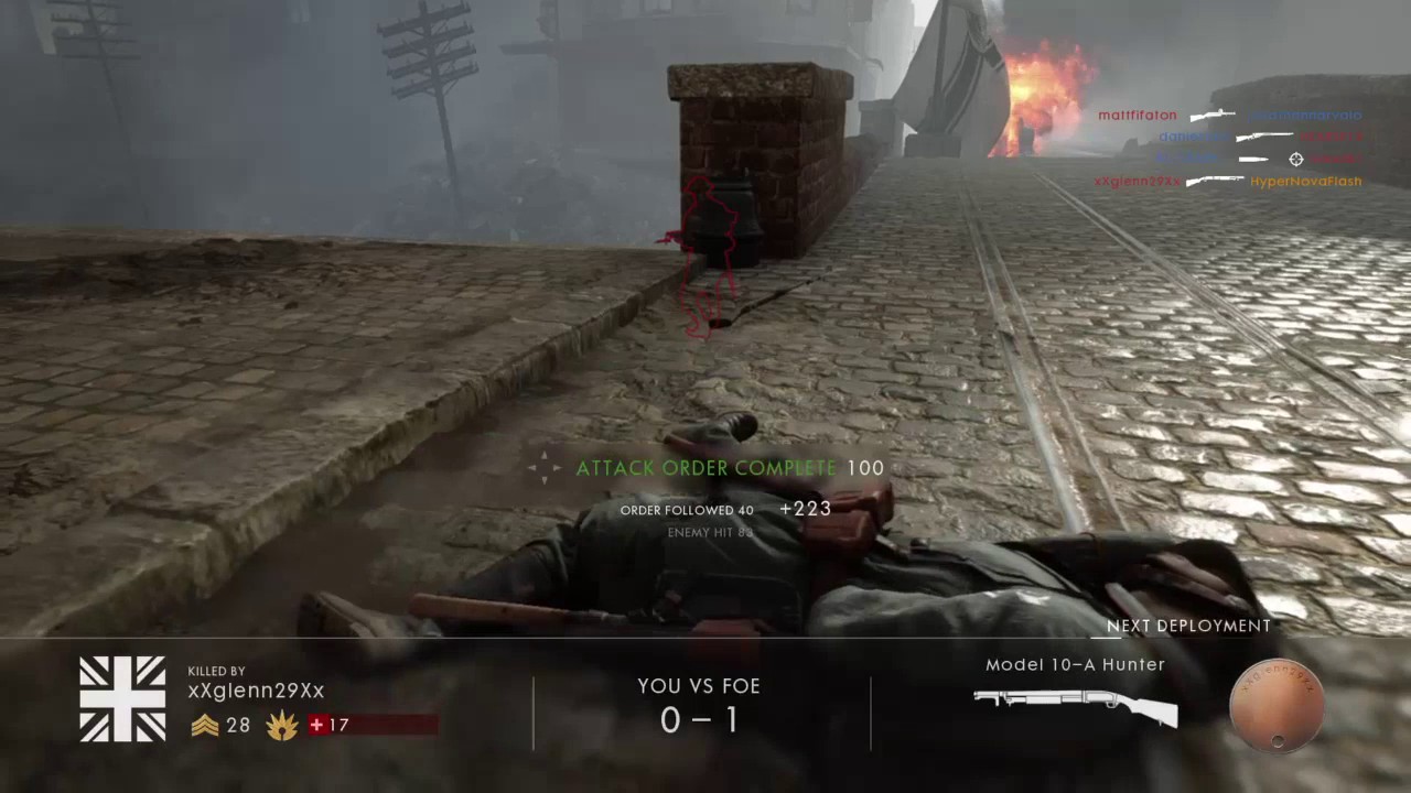 Battlefield 1 - Gewehr M95 Infantry Gameplay (69-14)
