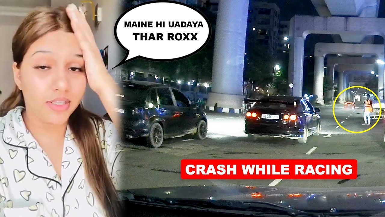 Driver intentionally Hits during Street Racing | 😨 Thar wali Didi ka illogical Statement