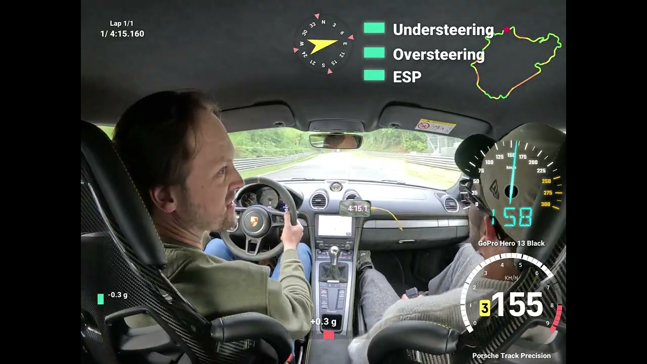 718 / 982 Cayman GT4 on the Nürburgring / BTG 8m29s