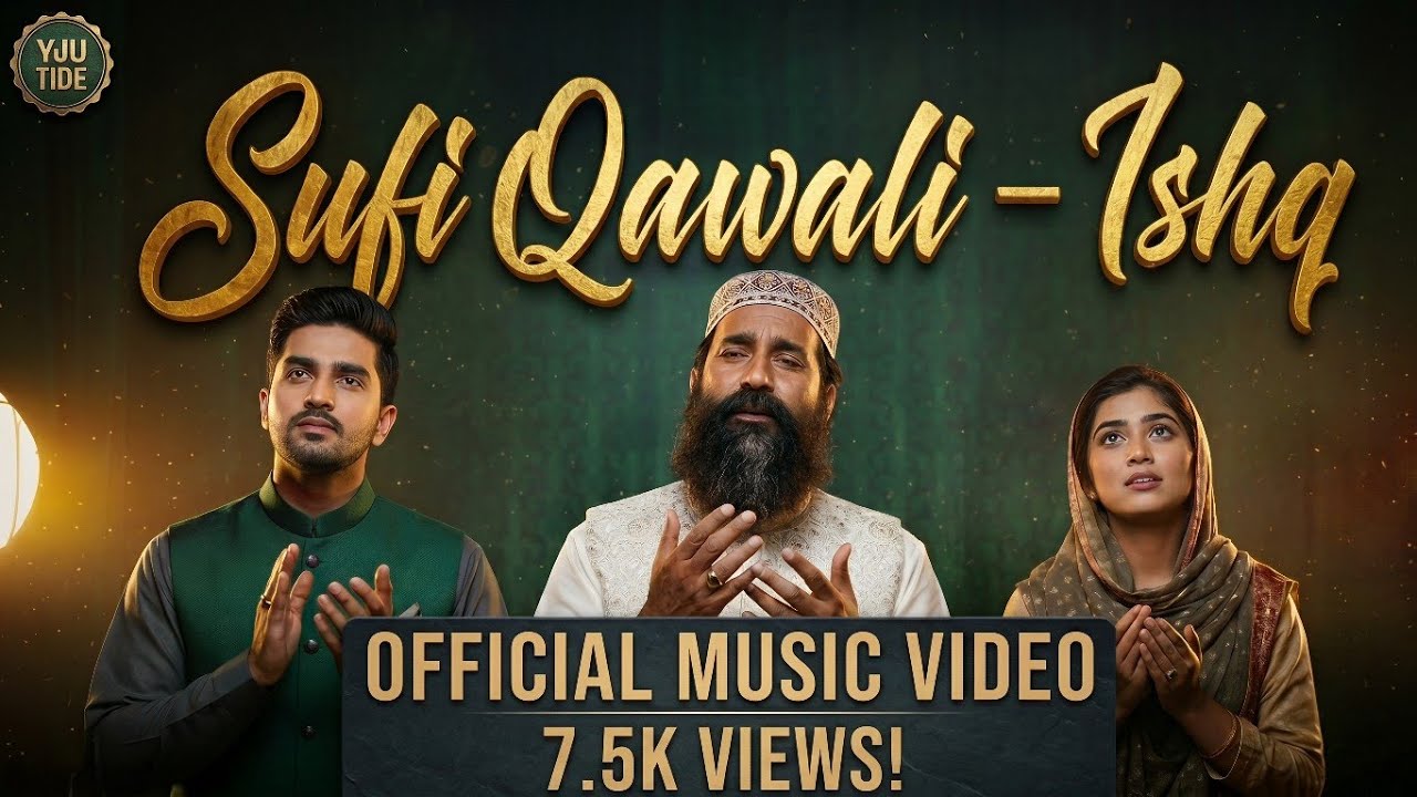 Sufi Qawali Ishq | Soulful Sufi Song with Heartfelt Lyrics|