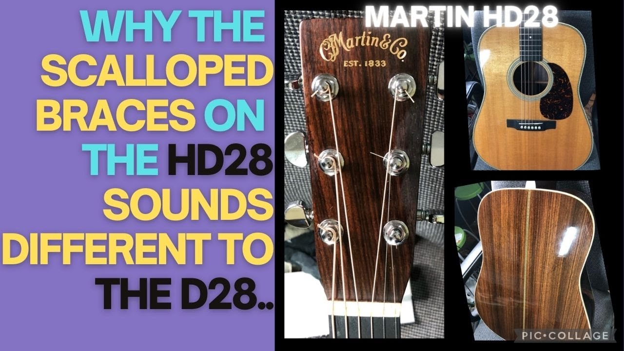 MARTIN HD28- WHY SCALLOPED BRACES SOUNDS LOUDER AND FULLER ..GUITAR REVIEW IN SINGAPORE