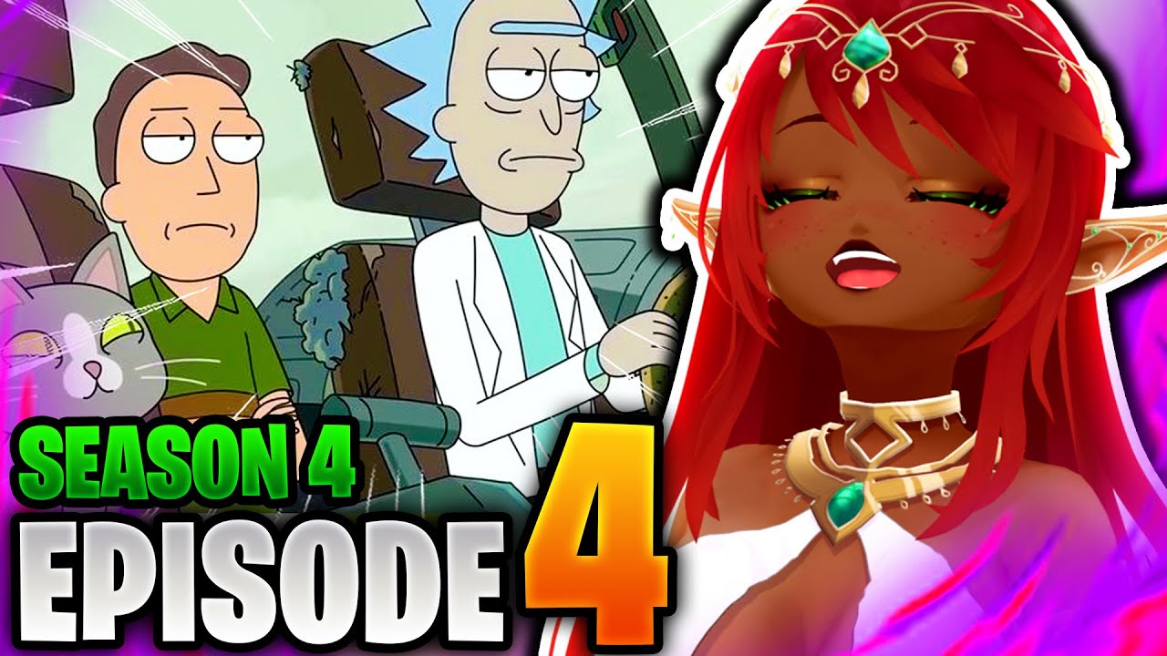 DRAGONS AND CATS! | Rick and Morty 4x4 Reaction