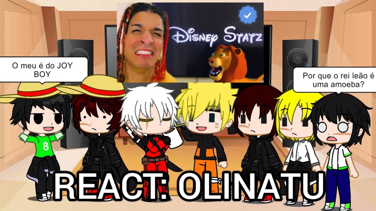PROTAGONISTAS DOS CANAL+(INSCRITO) REAGINDO O COMPILADO DO OLINATU @OliNatu