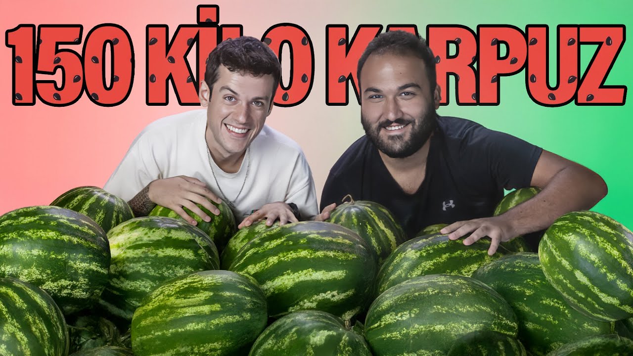 150 KİLO KARPUZ YEDİK!  @Orkun Işıtmak