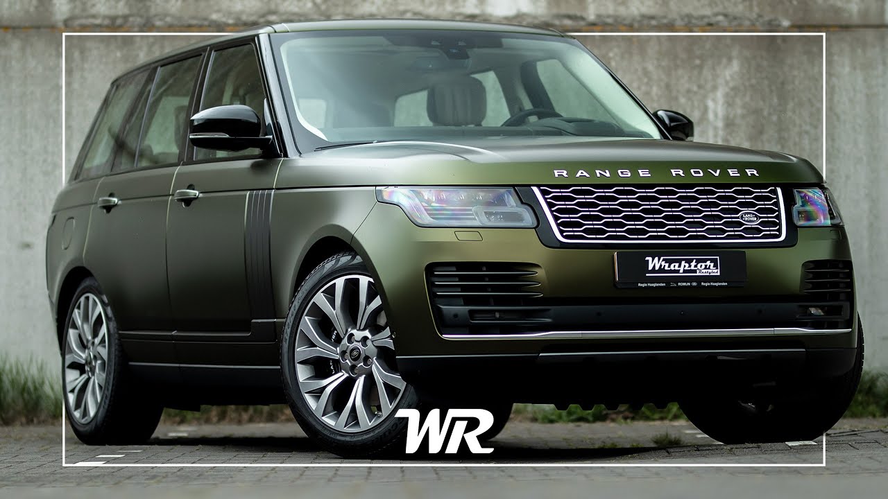 Wraptor - Range Rover Hope Green Full Wrap