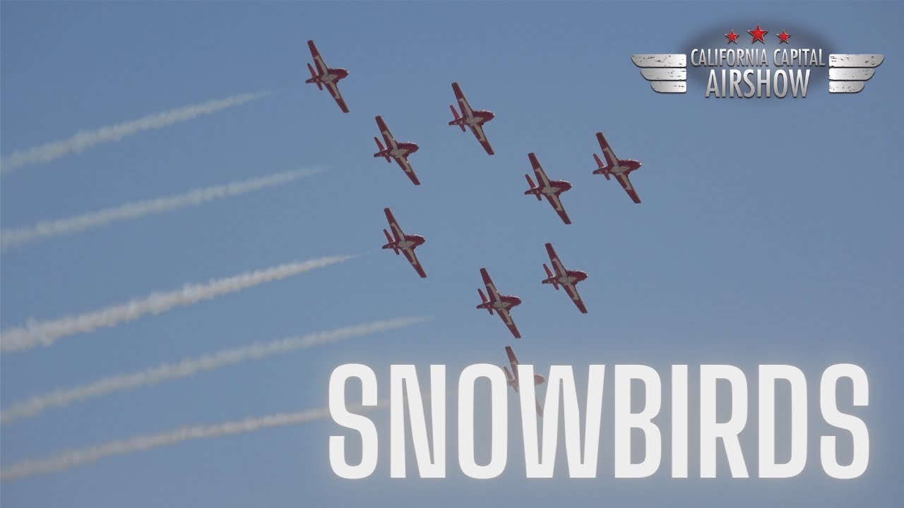 Snowbirds Sunday Demo .. 2021 California Capital Airshow