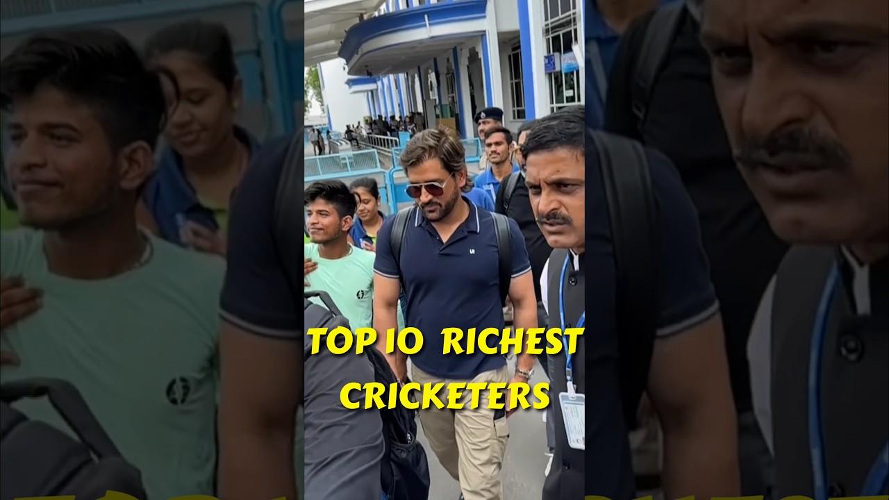 Top 10 RICHEST Cricketers In The World, Networth Of Star Cricketers | #cricket #msdhoni #viratkohli