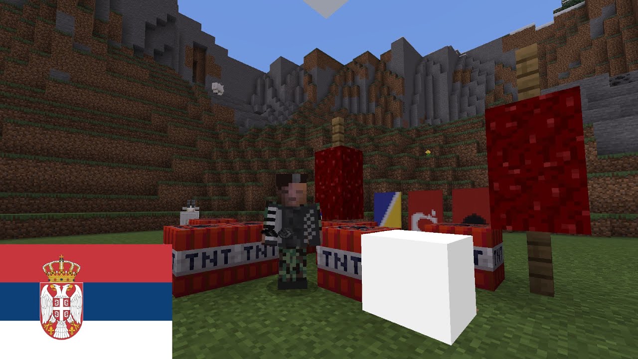Balkans portrayed by minecraft (lol try not be offended)