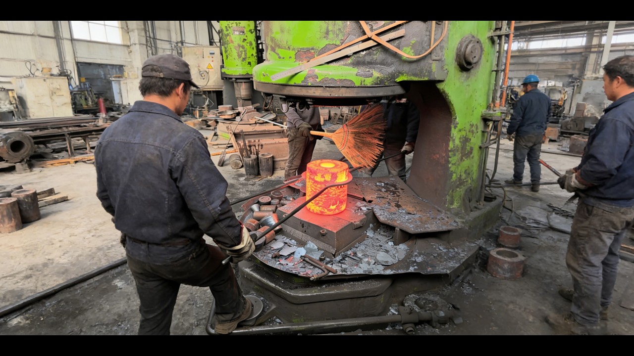 Inside the forging factory Heavy Industry in its Purest Form #forging #machine #blacksmith #factory