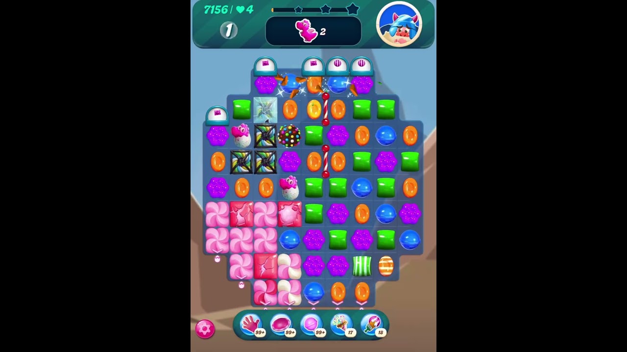 Candy Crush Saga Levels 7151-7160 || #candy #youtubeshorts #youtubevideos #youtube #ytshorts #games 