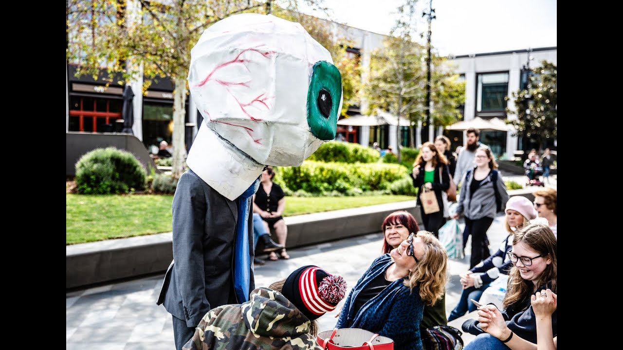 Swinburne University VCAL students work with Snuff Puppets - 2018