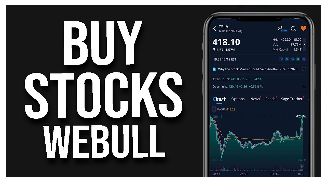 How to BUY STOCKS on WeBull App in 2025 (EASY)