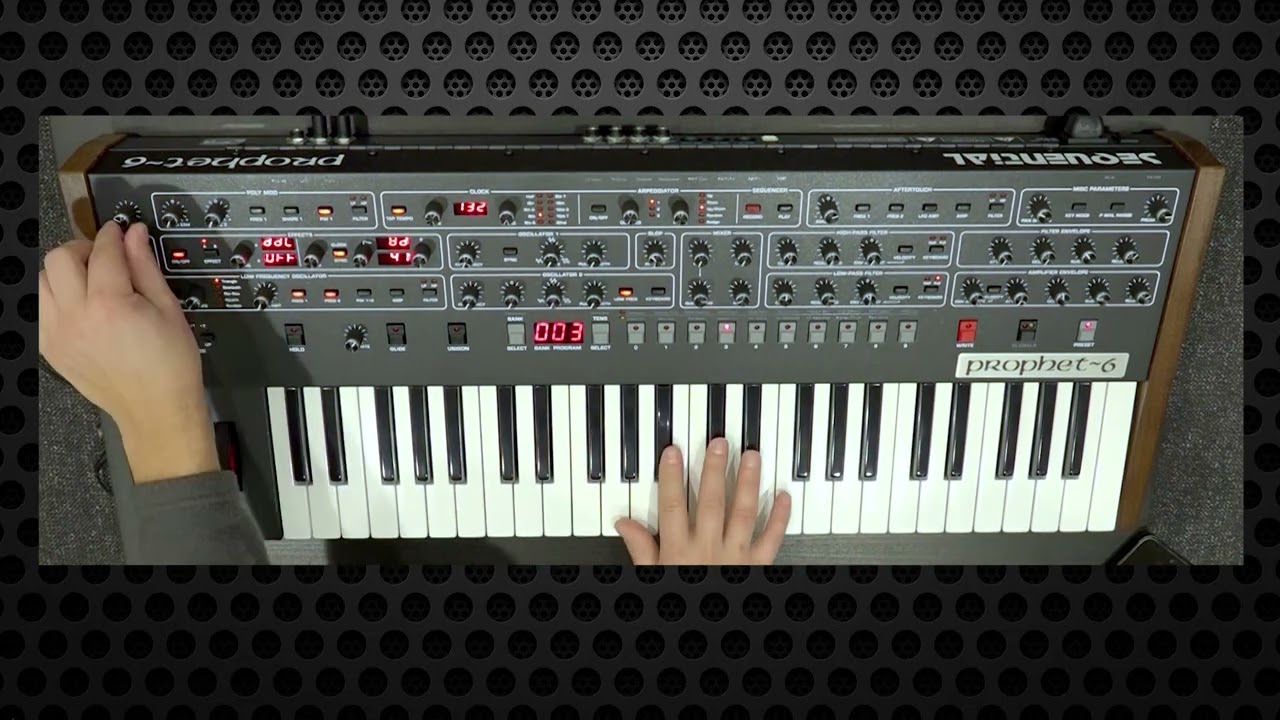 Sequential Prophet-6 - Factory Presets Demo (Sounds Only)