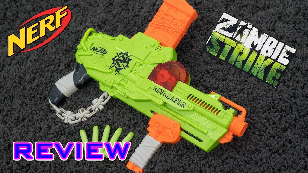 [REVIEW] Nerf Zombie Strike RevReaper | MANUAL FLYWHEEL AWESOMESAUCE?!