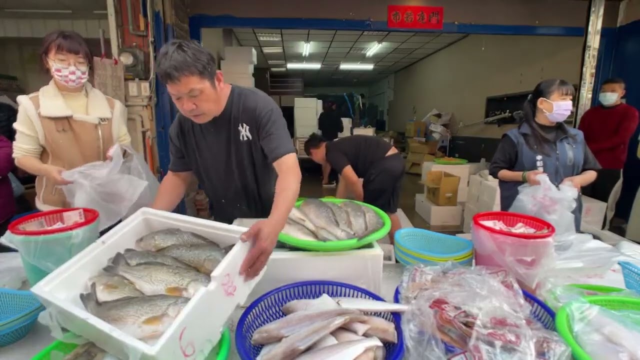 清攤就是爽啦 #中彰海王子 #豐原第一市場 #海鮮叫賣 #海鮮拍賣