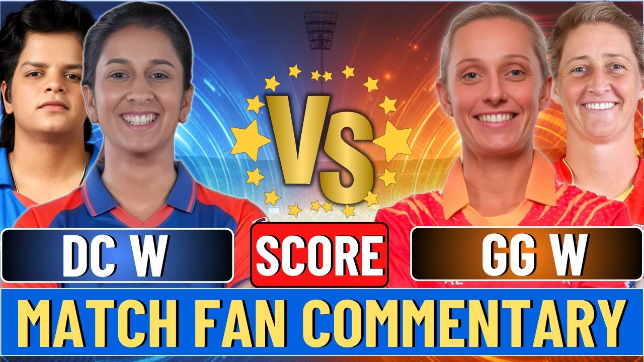🔴 LIVE: GG Women vs DC Women | WPL 2026 Eliminator | Live Score & Commentary