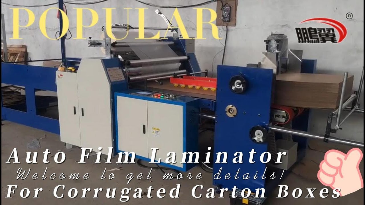 High Speed Thermal Film Laminating machine For Corrugated Carton Box