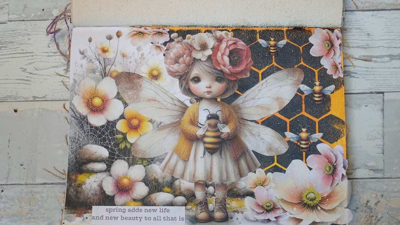 Art Journaling,Spring Stories& Frosted Blooms von @MaremiSmallArt