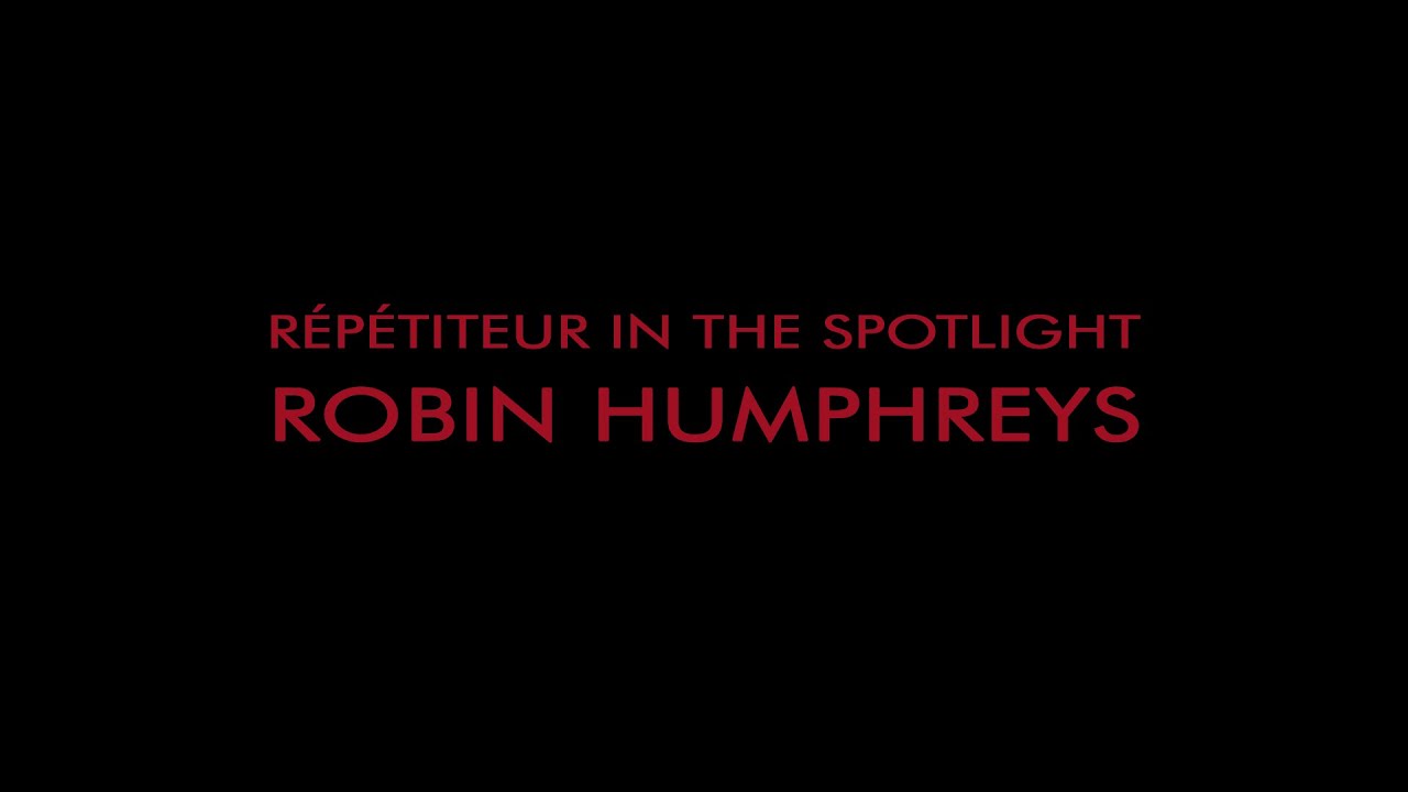 Répétiteur in the Spotlight - Robin Humphreys