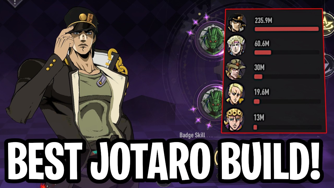 How To Build Jotaro! BEST Badges, Scenes & Builds To Use! [JoJo Golden Spirit]