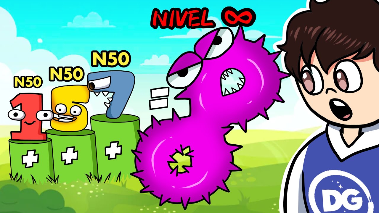 MEZCLANDO TODOS los NUMEROS de NUMBER LORE !! - DeGoBooM