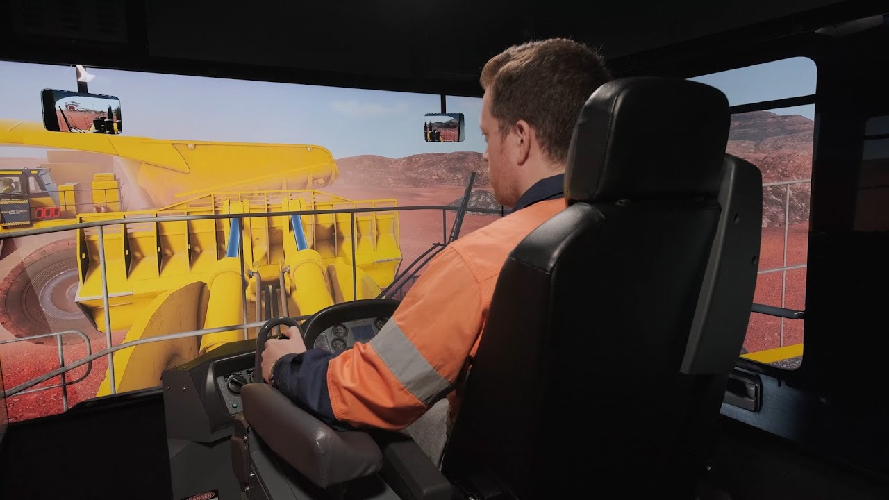 CYBERMINE Simulator for Komatsu WA1200-6 Wheel Loader Operators