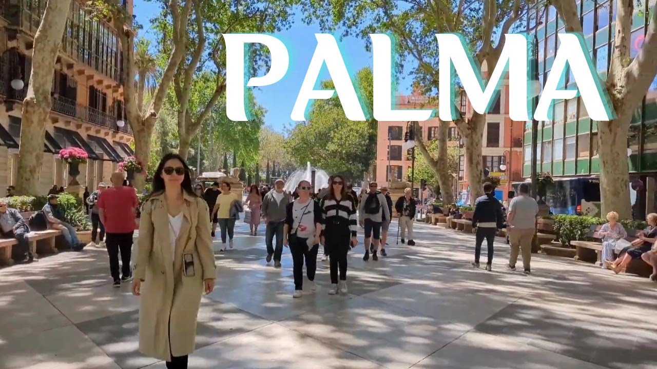 PALMA de MALLORCA- BEST destination in EUROPE to travel in 2024 🇪🇸 #spain #majorca #walkingtour