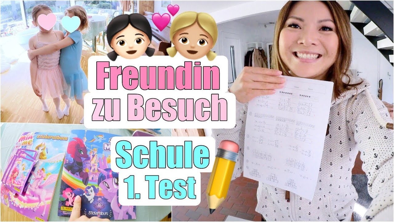 BESTE Freundin zu Besuch 😍 Schule wird ernst! Der 1. Test | XXL Familien Vlog | Mamiseelen