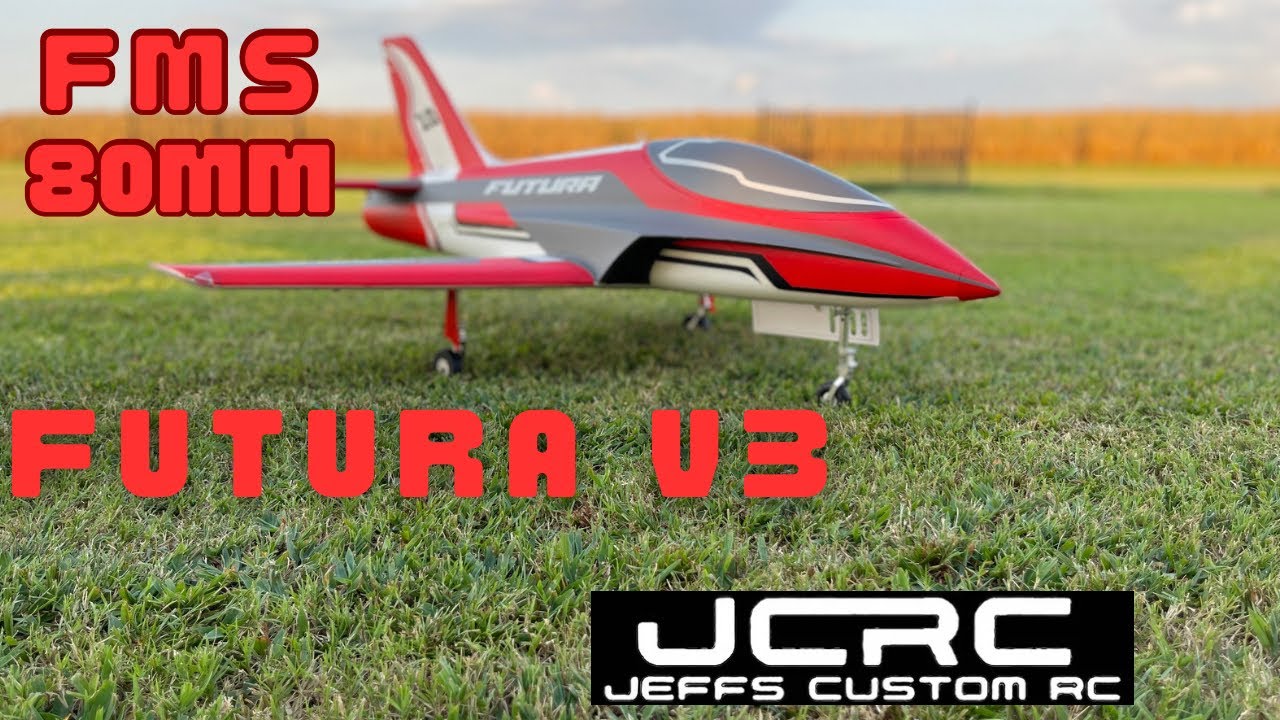 FMS EDF Jet 80mm Futura V3 PNP with Reflex V2, Grass Field Ops