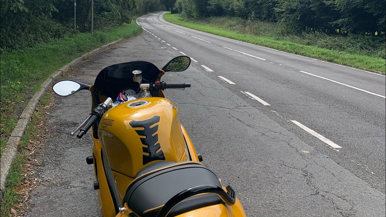 Ep 43 Triumph Daytona T595 : Meon Valley Ride Out with GoPro Issues