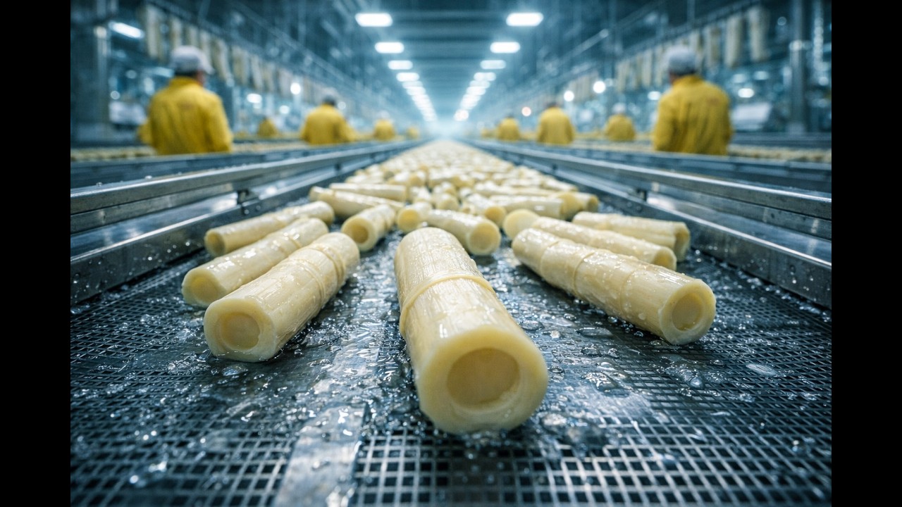 I Visited the MOST ADVANCED Bamboo Shoot Factory and Saw How Export Grade Foods Are Made