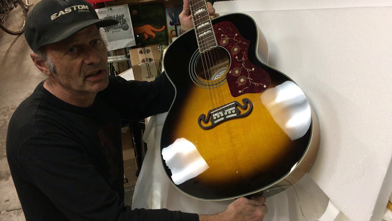 Chibson J-200 unboxing 12/08/2020