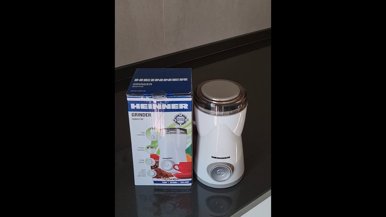 How I use and clean coffee grinder HEINNER HCG-150P