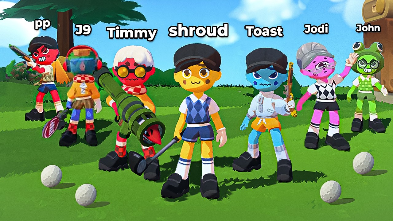 We Played Super Battle Golf with the BIGGEST Streamers on Twitch!