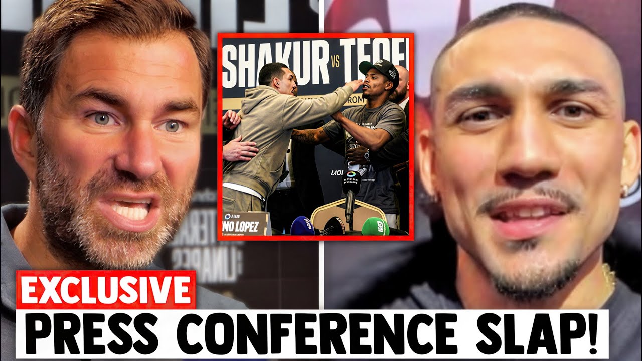 SHAKUR GOT SLAPPED! 🚨 Security Rushes Stage As Teofimo Explodes In Final Presser!