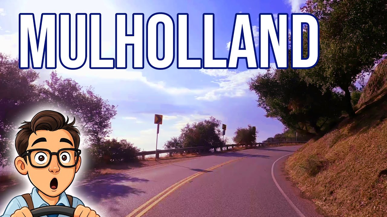 Mulholland Drive POV Driving | Hollywood Hills