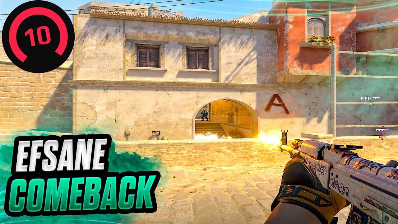 CS2 - Faceit 2900+ ELO | Mirage | İmkansız Denilen Comeback! (CS2 POV/Gameplay)