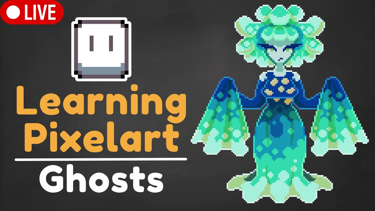 Ghosts, Poltergeists, Wraiths &mdash; Learning how to draw Pixelart