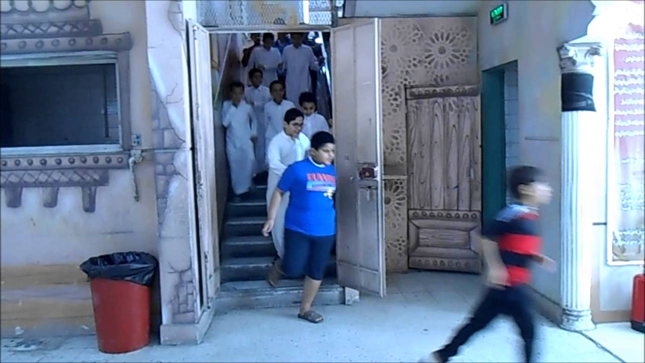 خطة الإخلاء بمدرسة أبي هريرة الابتدائية يوم الخميس الموافق 23-11-1435هـ بزمن 1.44