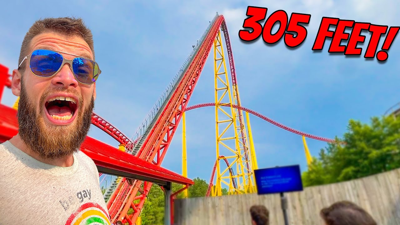 I BLACKED OUT on the MOST INTENSE ROLLER COASTER!! Kings Dominion