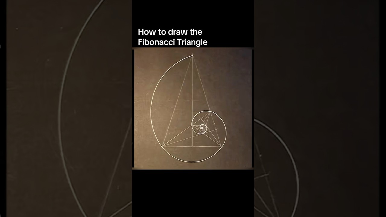 How to draw the Fibonacci Triangle&nbsp;#natureofflowers #sacredgeometryartist
