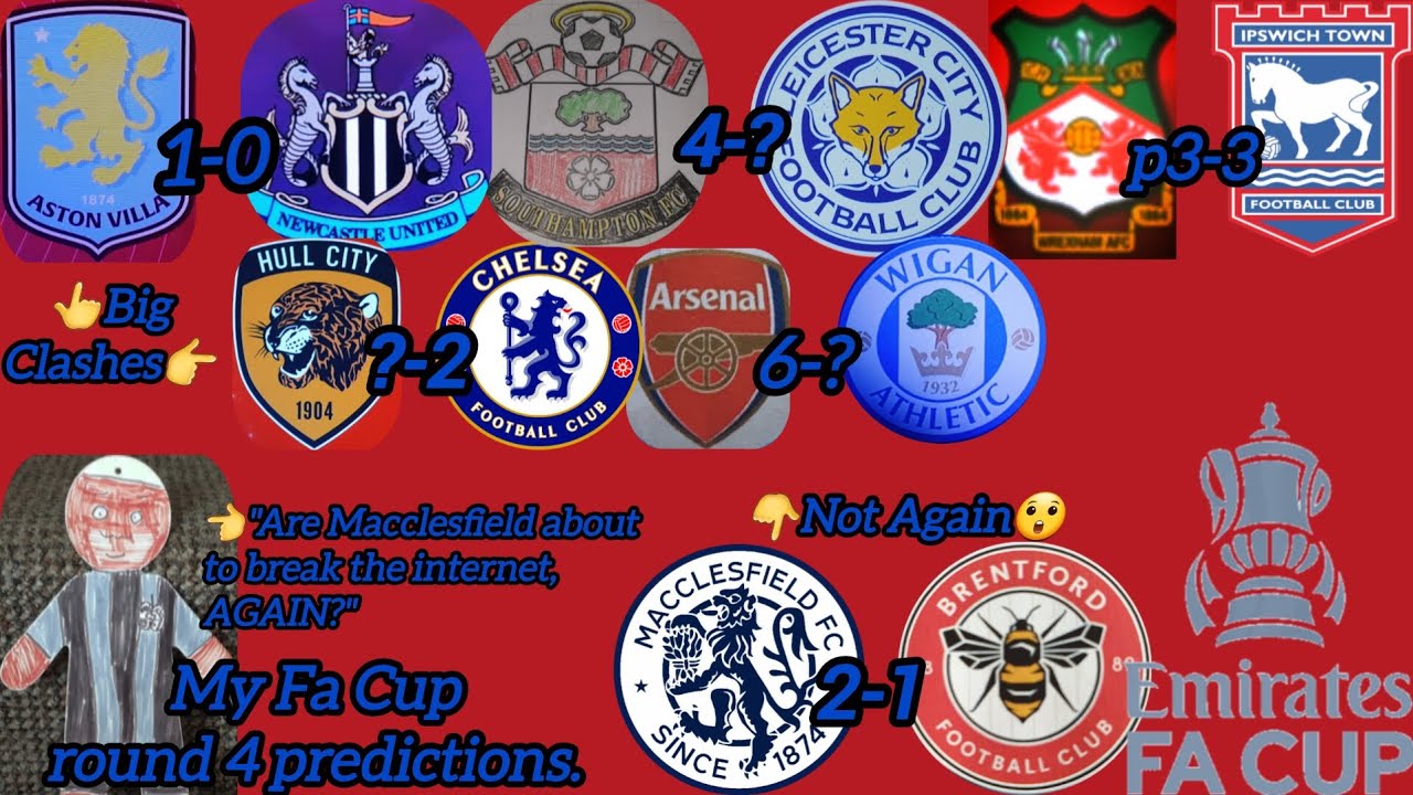 My Fa Cup round 4 predictions. 
