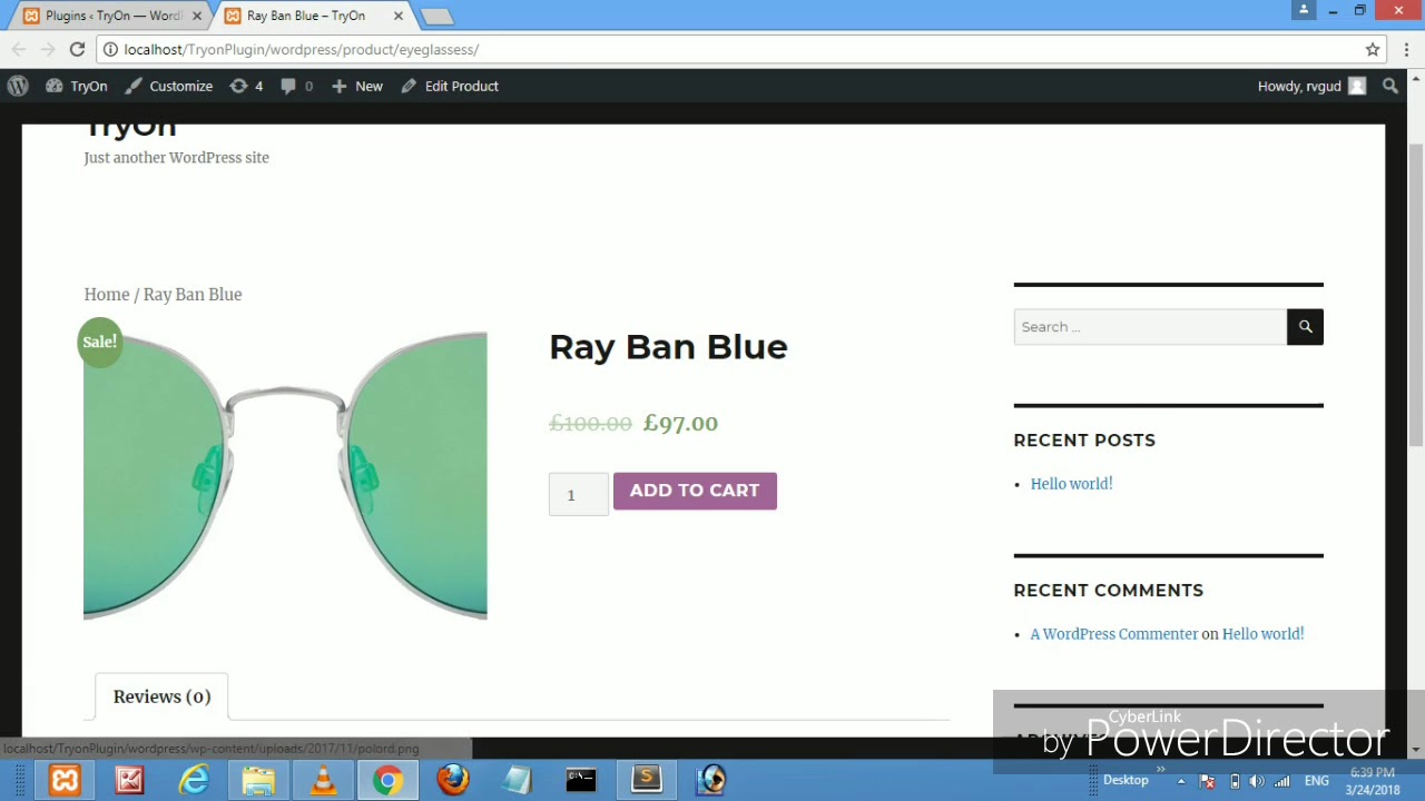 Virtual Eye Wear Try-On Plugin For Woocommerce